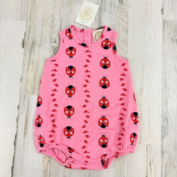 The Beaufort Bonnet Company Sz 3 6 M Patton Play Bubble Ladybug Line Up NWT - Picture 1 of 9